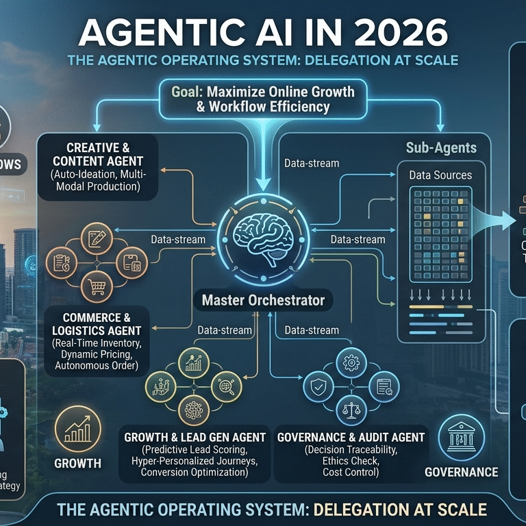 Agentic AI in 2026: The Viral AI Trend Changing Work and Online Growth